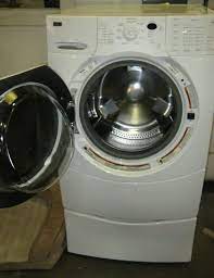 The machine was delivered on time, that was a change. Kenmore Elite He3t Steam Front Load Washer Spend Less Time Pre Treating Stains The Stain Treat Op