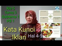 Kata Kunci Iklan Dan Contohnya Kls 5 Tema 3 Subtema 1 Pb 1 Youtube