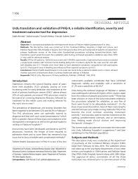 Check spelling or type a new query. Cross Cultural Validation Status Of All The Psychiatric Rating Scales Download Table