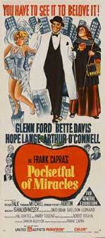 Pocketful of miracles 1961 director frank capra, tells damon runyon's fairytale, funny and sweet. Pocketful Of Miracles Movie Posters From Movie Poster Shop