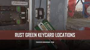 Green key card provides access to parks reservation system and establishes rates for services at suffolk county parks. Rust Green Keycard Locations 2021 Rust New Player Guides