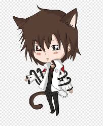 Experiment with deviantart's own digital drawing tools. Chibi Hoodie Drawing Anime Catgirl Anime Boy Mammal Black Hair Cat Like Mammal Png Pngwing