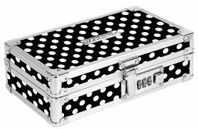 Great for use in your garage or vehicle. Vaultz Locking Supplies Pencil Box With Combination Lock 5 X 2 5 X 8 5 Black And White Polka Dot Vz03712 Buy Online In Antigua And Barbuda At Desertcart 42741629