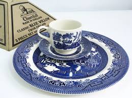 See more ideas about blue willow china, blue willow, blue. Saucer Plate Cup Churchill Blue Willow 3 Piece Dinner Set Dinnerware Sets Dining Entertaining
