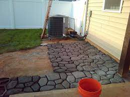 How To Use Concrete Patio Molds Concrete Molds Patio Concrete Patio Extending Patio