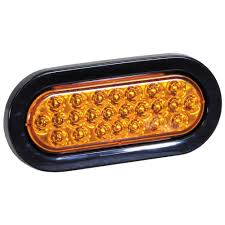 Buyers Products Company Led 6 In Oval Strobe Light Amber Sl65ao The Home Depot
