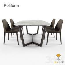 Marks from use on chairs but top pristine. 55 Table And Chair 3ds Max File Free Download Furniture Dining Table Minimalist Dining Room Dinning Room Tables