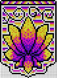 Lotus Lotus New Graph Paper Art Graph Paper Drawings Pixel Art Grid