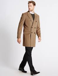The cold weather is well and truly on the way, and if you're on the hunt for a stylish coat to wrap up in this season then look no further. Wool Blend Double Breasted Coat M S Collection M S