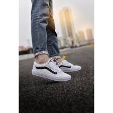 Buy mens old skool shoes from the official vans® shoes online store. Vans Old Skool White Leather Off 79 Buy