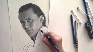 Loki Speed Drawing Epic Drawings Loki Helmet Drawings
