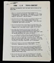 Feb 12, 2021 · this set of history trivia questions and answers particularly deal with historical events that have been carried down from one generation to another. 1986 Ilm Trivia Packet Prop Store Ultimate Movie Collectables