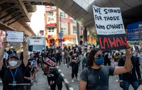 The muhyiddin government is accused of using the pandemic to suspend parliament in order to consolidate power and relying on draconian regulations to silence and intimidate critics. Ms8mp1586zmj M