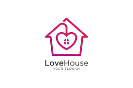 Love House Logo Home Logo Logo Design Template Best Logo Design