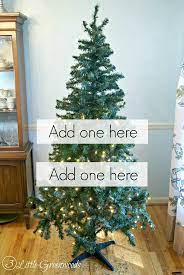 Update A Fake Christmas Tree For Less Than 10 By 3 Little Greenwoods Cheap Christmas Trees Faux Christmas Trees Holiday Decor Hacks