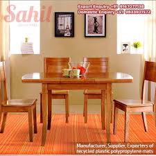 Pin By Sahil Plastics On Dinning Room Pp Floor Mats Dining Room Furniture Sets Dining Room Table Set Upholstered Dining Table