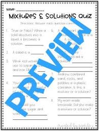 Students can view their content and. Mixtures And Solutions Quiz 15 Questions Solutions And Mixtures 5th Grade Science Solutions