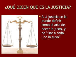 Es cuando la persona buena recibe su recompensa y la persona mala recibe su castigo. Hugo W Arostegui Moral Y Justicia