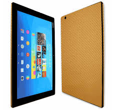 This topped with excellent hardware, performance and software means we can. Skinomi Techskin Sony Xperia Z4 Tablet Gold Carbon Fiber Skin Protector