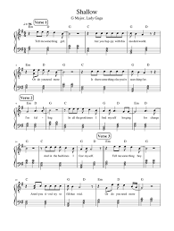 Wir geben dir tipps, damit dein anschreiben ein voller erfolg wird. Shallow Sheet Music For Piano Download Free In Pdf Or Midi Piano Sheet Music Letters Piano Sheet Music Free Piano Sheet Music