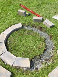 How to build a firepit with castlewall block / how to build a backyard firepit in 7 easy steps. Remodelaholic Diy Retaining Wall Block Fire Pit