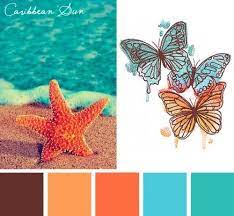 Color Inspirations Caribbean Sun Color Inspiration Color Schemes Colour Schemes