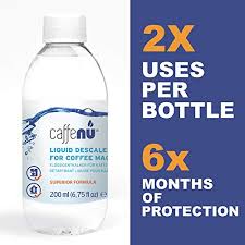 Sign in / create account. Caffe Nu Eco Friendly Liquid Descaling Solution 2 Uses Per Bottle 200ml For All Coffee Pod Keurig Capsule Machines Kettles Coffee Urns Espresso Machines All Drip Coffee Makers