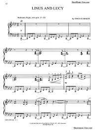 Linus And Lucy Sheet Music Vince Guaraldi Download Linus And Lucy Piano Sheet Music Free Pdf Download Christmas Piano Sheet Music Sheet Music Vince Guaraldi