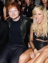 Puppet sheeran interrupts the real life singer and pharrell while they're filming a music video, with the trio then uniting and continuing the wild night out. English Singer Ed Sheeran With Ex Girlfriend Ellie Goulding Beine Mensch