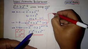 Contoh soal notasi sigma dan induksi matematika kelas 11. Cara Mudah Membuktikan Induksi Matematika Pertidaksamaan Matematika Wajib Kelas 11 Video Ke 3 Youtube