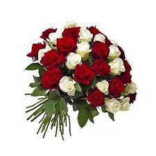 Ramo 50 Rosas Y Blancas