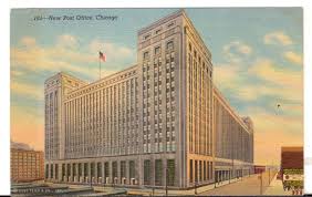 Undated Unused Postcard New Post Office Chicago Illinois Il Chicago Illinois Chicago Architecture Postcard