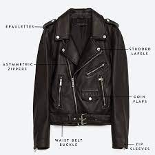 The Ultimate Moto Leather Jacket Get To Know The Exact Parts That Make Up The Perfect Moto Le Leather Jacket Details Leather Jacket Style Best Leather Jackets