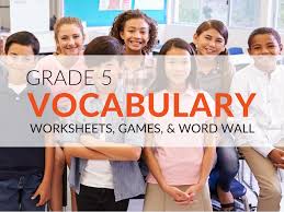 Print free fifth grade math, language arts, and history worksheets. 5th Grade Vocabulary Worksheets Games And Resources