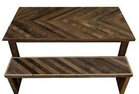 Lamon Luther Inez 3x6 Chevron Table Love Chevron Table Wood Router Table Plans
