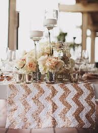 Pink White Gold Wedding At Montage Laguna Beach Junebug Weddings Gold Beach Wedding Chevron Table Runners Sequin Table Runner