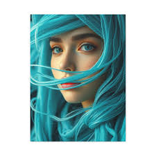 Cerulean Elegance Artwork wall art & canvas print