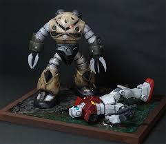 完成品】1/144 HGUC HG ジム&シャア専用ズゴック - ジオラマ の落札情報詳細| ヤフオク落札価格情報 オークフリー・スマートフォン版