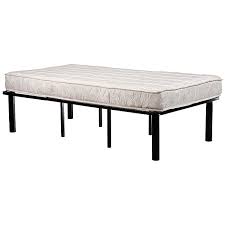 Wood bed platform with 3 drawers:twin bed offers 25.1inch(l)*19.1 inch(w)*4.9 inch(h) storage 3 draws.the three drawers are configurable on either side of the bed. Twin Extra Long Steel Platform Bed Frame With Legs Twin Xl Fastfurnishings Com