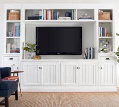 Aubrey 6 Piece Entertainment Center Pottery Barn Living Room Built Ins Living Room Entertainment Center Living Room Entertainment