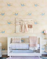 Portfolio — hey, jen interiors | online interior design. Hygge And West Daydream Wallpaper In Nursery Transitional Nursery
