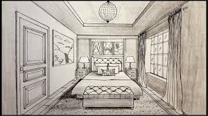 Drawing A Bedroom In One Point Perspective Timelapse Perspective Room One Point Perspective Bedroom Drawing One point perspective drawing bed. one point perspective bedroom drawing
