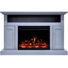 Therefore, you can calculate the cost to operate your fireplace as a heater by the unit's wattage multiplied by the kwh rate your electric company charges you multiplied by the time your use the unit. Cambridge Sorrento Electric Fireplace Heater With 47 In Blu