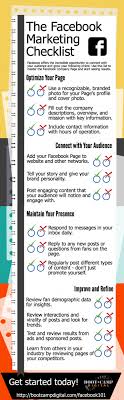 The Facebookmarketing Checklist So Simple And Yet I See So Many People Overlook Most Of These Th Marketing Checklist Business Pages Social Media Infographic