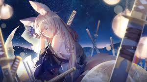 Arizona anime wallpaper, vaporwave, ayanami rei, kanji, neon genesis evangelion. Azur Lane Niizuki Katana Anime Girl 4k Wallpaper 4 1768
