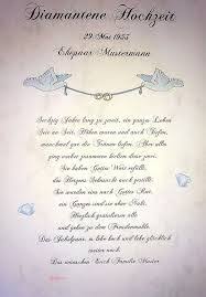 Sprüche zur goldenen hochzeit von den enkelkindern wenn es ihre großeltern sind, die goldene hochzeit feiern, werden sie bei der auswahl der verse oder sprüche zur goldenen hochzeit nochmal ein wenig andere prioritäten setzen. Spruche Fur Diamantene Hochzeit Gastebuch