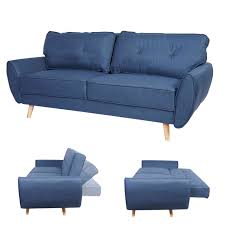 Check out these 30 stylish, comfortable sofas that are ready for hours of lounging time. 3er Sofa Hwc J19 Couch Klappsofa Lounge Sofa Schlaffunktion Stoff Textil Blau