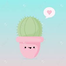 How to draw a cute kawaii cactus | cara menggambar kaktus imut how to draw step by step easy. Cute Cartoon Cactus With Funny Cute Kawaii Face In Pink Small Royalty Free Cliparts Vectors And Stock Illustration Image 127107578