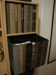 How To Make A Box With Faux Book Spines To Hide Stuff Inside Book Spine Diy Storage Boxes Book Decor