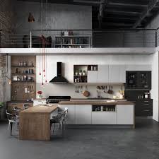 Cuisine Contemporaine En Bois En Stratifie Avec Ilot Harmonie Arthur Bonnet Arredamento Casa Arredamento Case